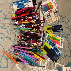 Assorted Pens and Markers Collection